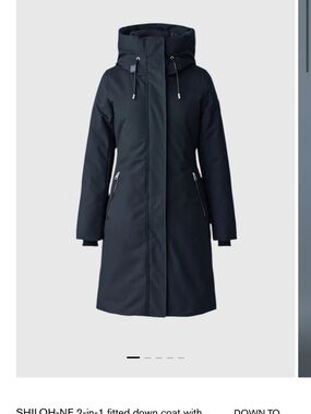 Mackage Women's Long Hooded Parka Puffer Coat